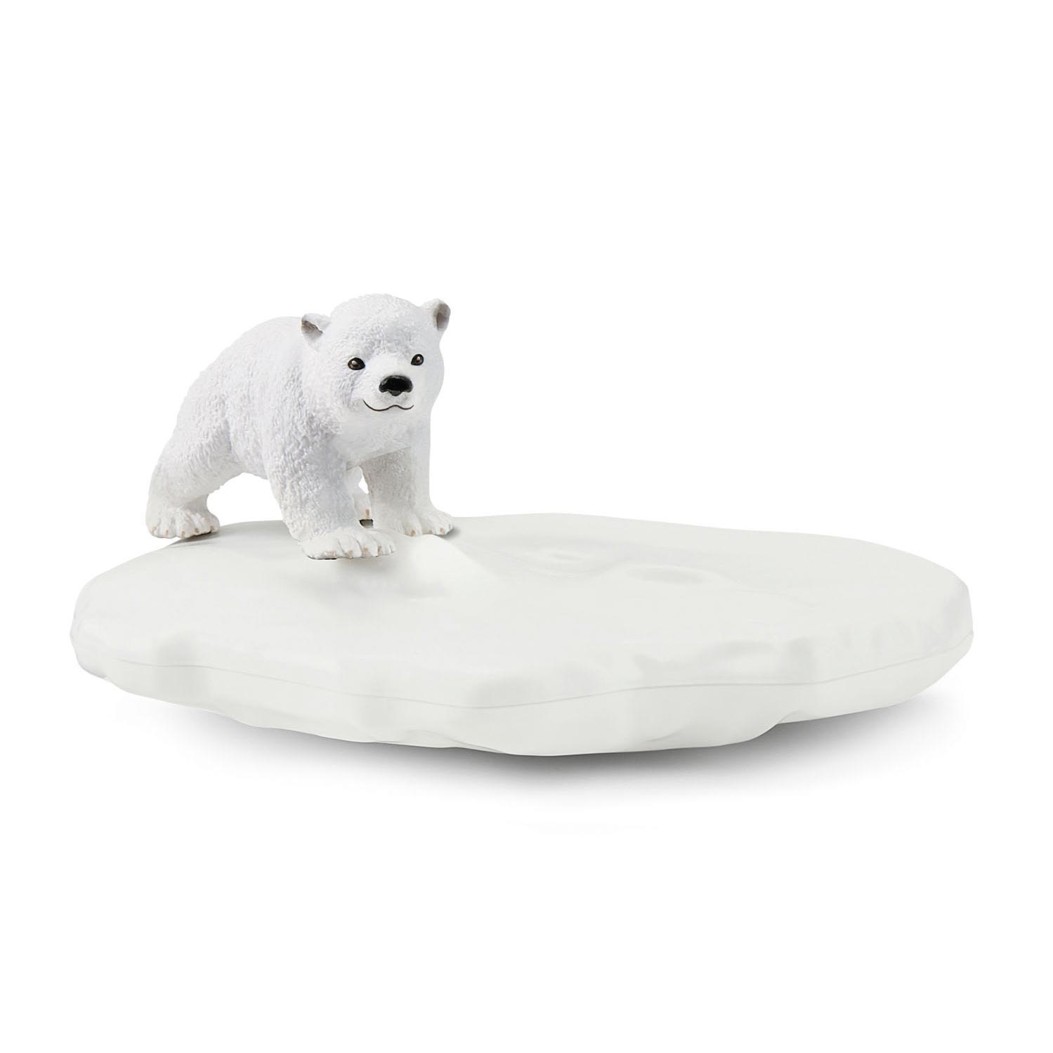Schleich wild life - ijsberen glijfeestje speelfiguur