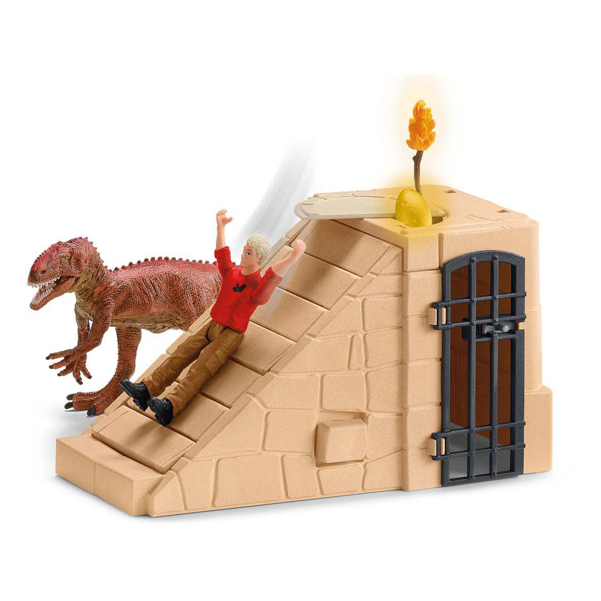 Schleich dinosaurussen dinosaurus tempelverovering 42657