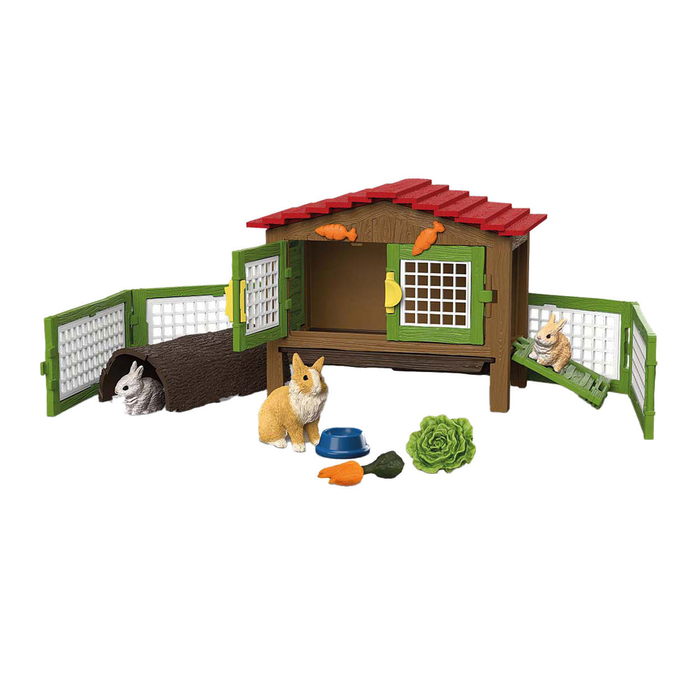 Schleich farm world - konijnenhok speelfiguur (42728)