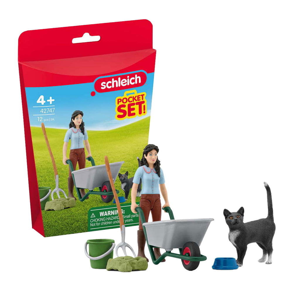 Schleich paardenclub uitmestset 42747