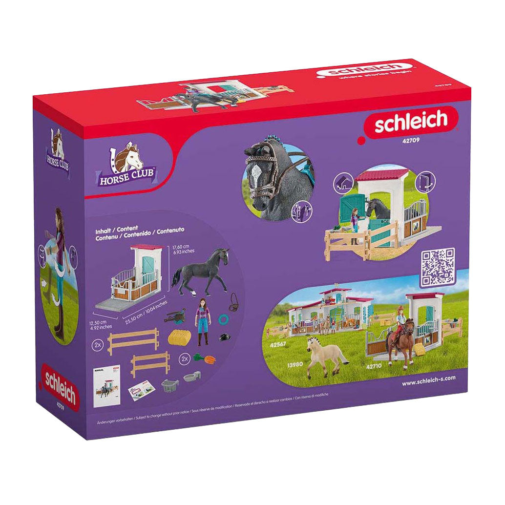 Schleich paardenclub paardenbox met lisa en storm 42709