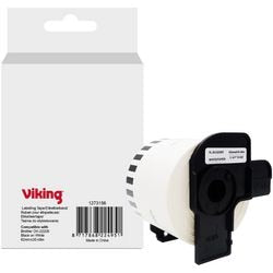 Etiketrol viking dk-22205 brother zwart op wit
