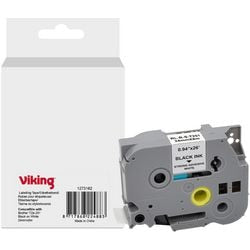 Etiketteertape viking tze-251 brother zwart op wit