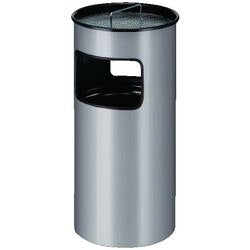 As- en prullenbak 70x33cm 22,5l zilver