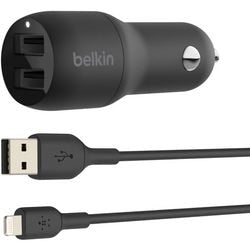 Autolader belkin zwart 24 w