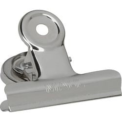 Papierklemmen maul metaal zilver