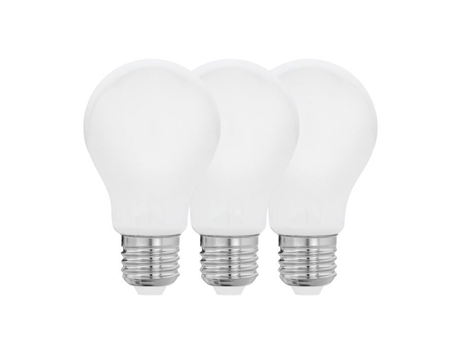 Eglo set - 3pack - led 7w - 2700k - e27 - 806lm - a60