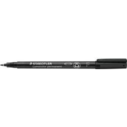 Permanent marker staedtler lumocolor zwart 0,6mm