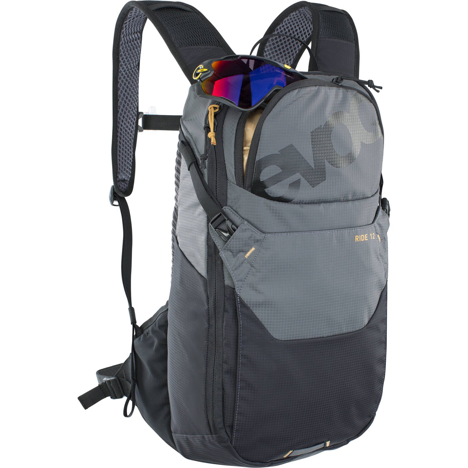Evoc - ride 12 + 2l bladder carbon grey black one