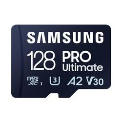 Microsd-kaart samsung pro ultimate 128 gb blauw