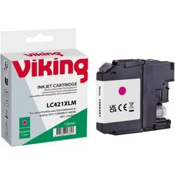 Inktcartridge viking lc-421xlm compatibel magenta