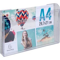 Folderhouder exacompta 65658d office liggend transparant