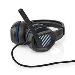 Koptelefoon nedis ghst410bk bedraad zwart
