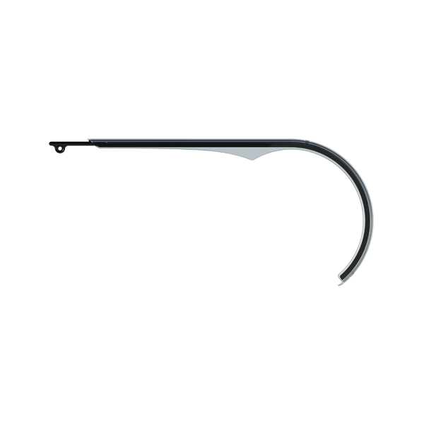 Herrmans bike components oy kettingscherm herrmans slim 48t - zwart transparant