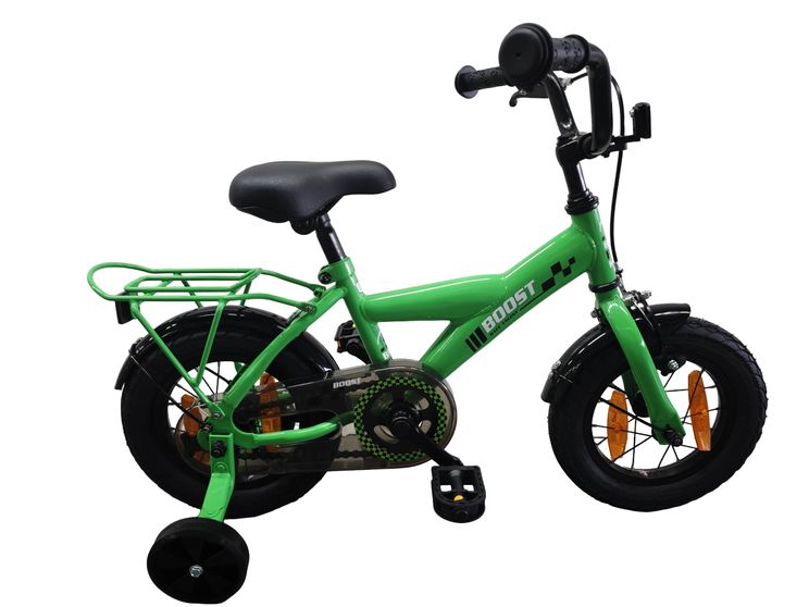 Bikefun fiets bike fun kids 12 inch boost | remnaaf | groen