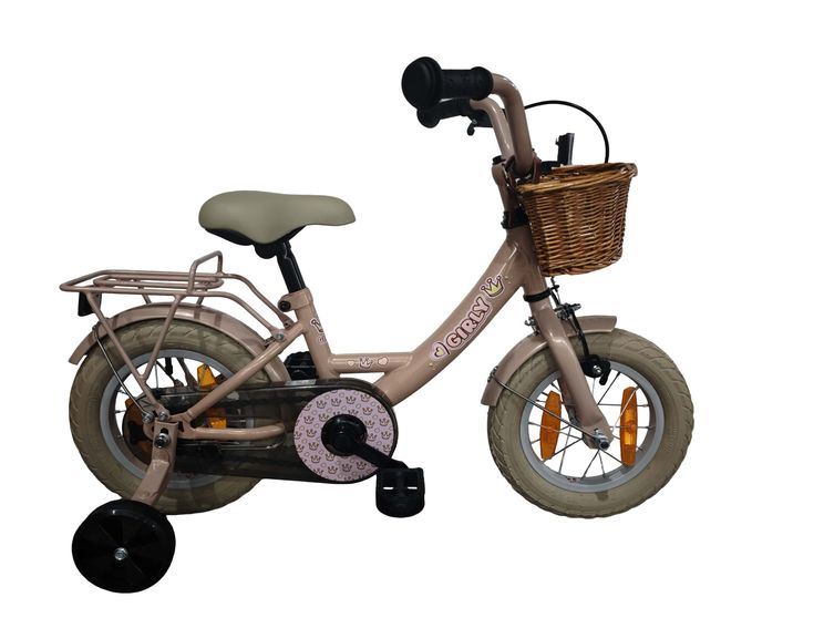 Bikefun fiets bike fun kids 12 inch girly | remnaaf | roze