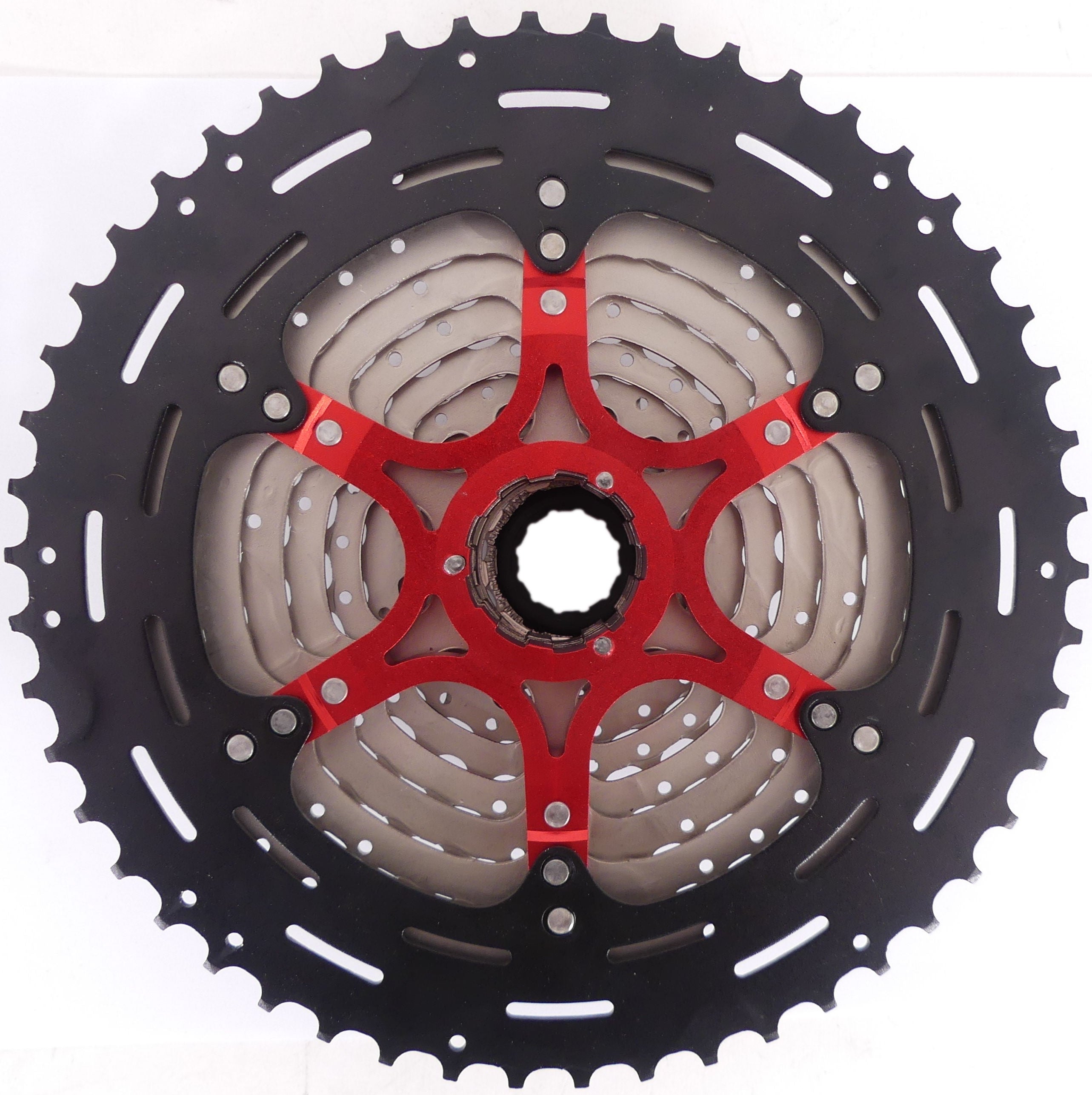 Edge cassette 12 speed csm9012 11-52t - zilver zwart