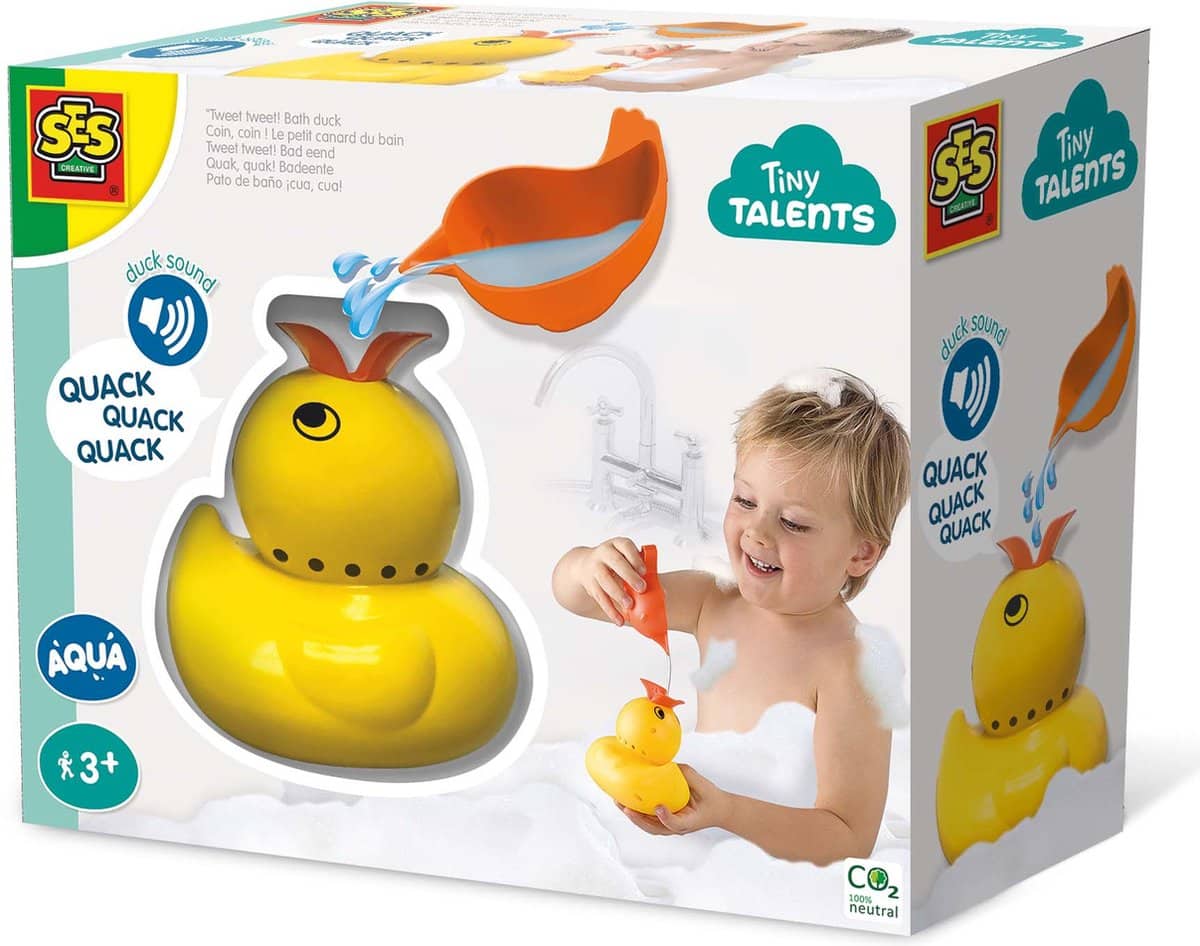 Ses kleine talenten tweet tweet slecht eend slechtspeelgoed met schipje