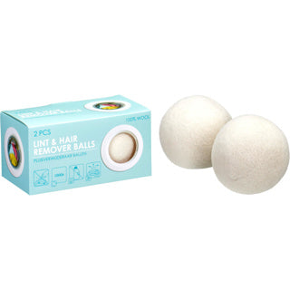 No brand wasdrogerballen wol set van 2 | 4 stuks