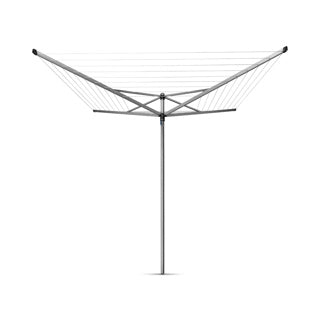 Brabantia topspinner 50m + grondanker - metallic grijs