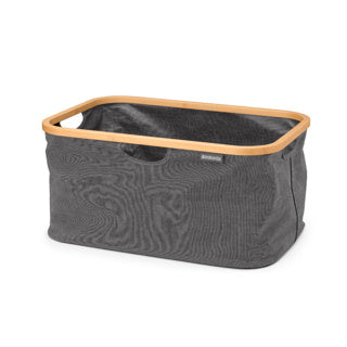 Brabantia wasmand opvouwbaar, 40l - peperzwart