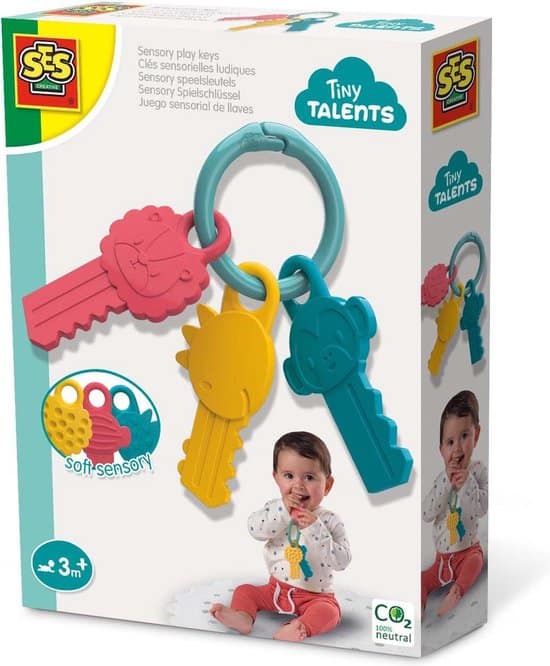 Deze kleine talenten bijtring voelen bijten sabbelen en spelen