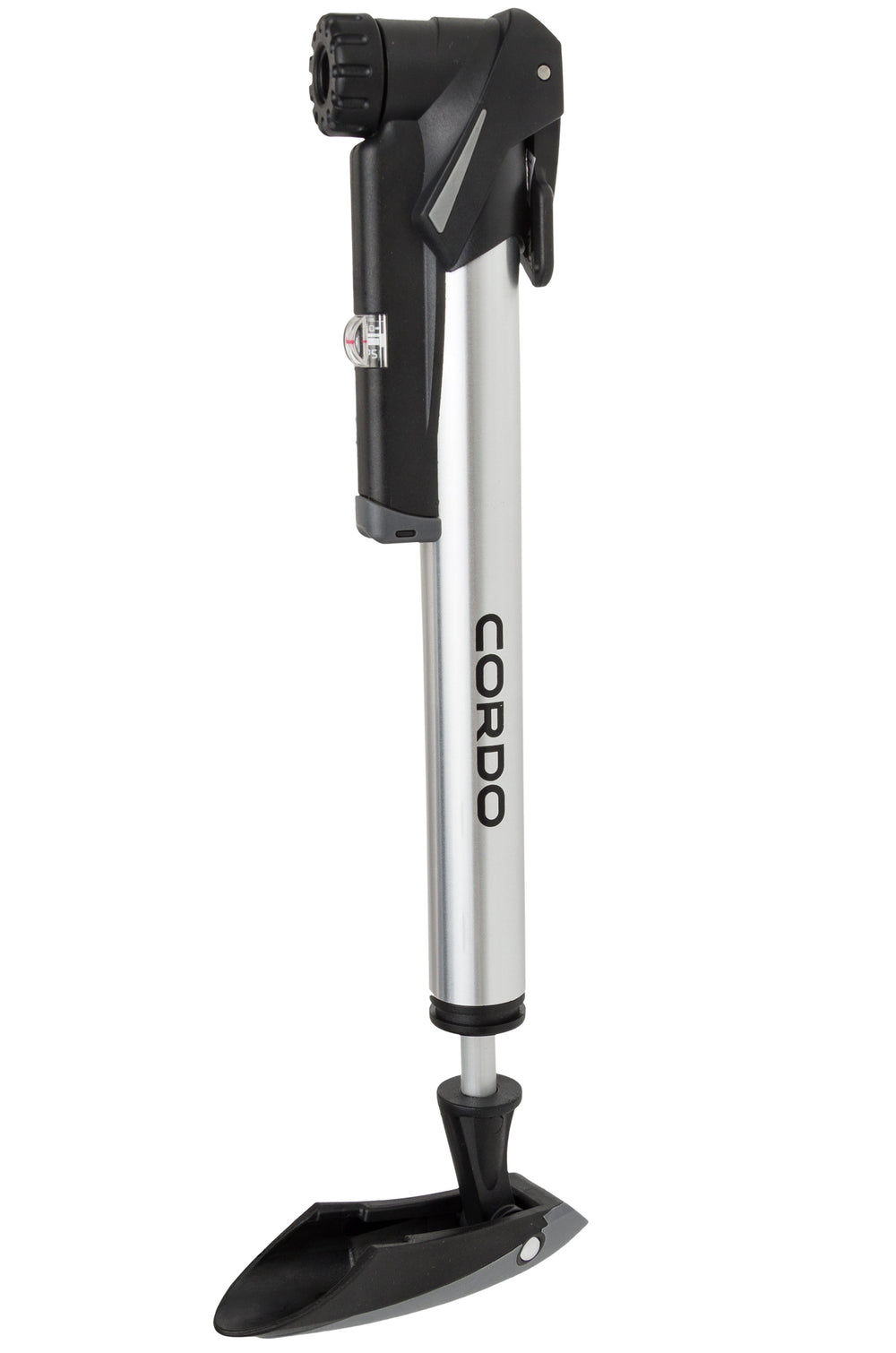 Dunlop cordo double action x-tra handpomp 8bar - zilver zwart