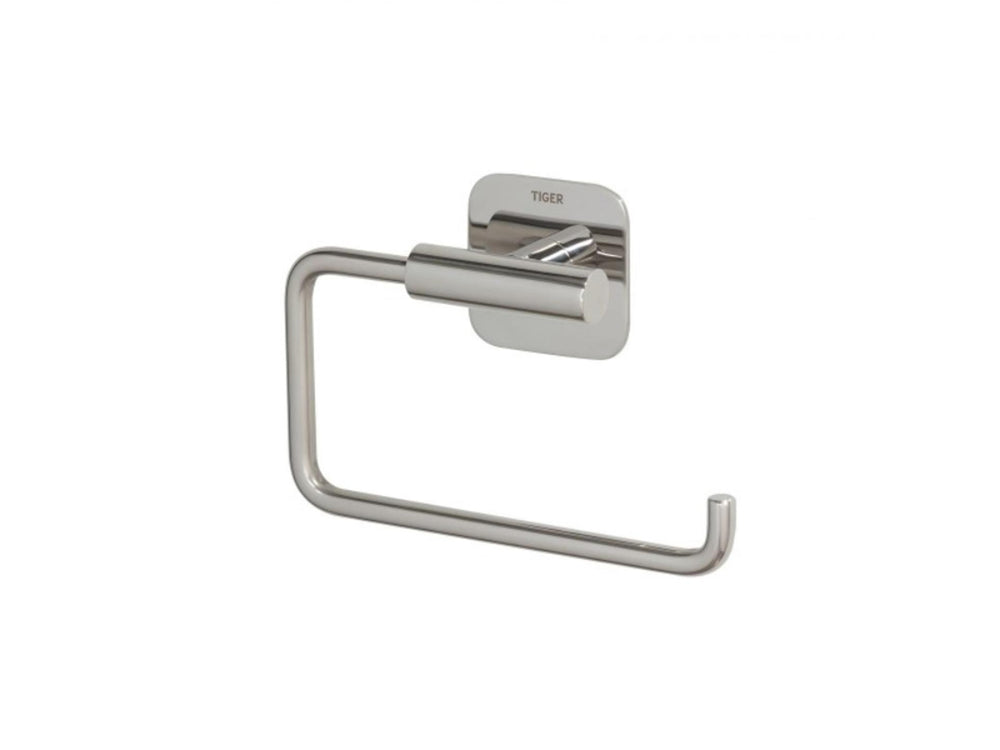 Tiger colar toiletrolhouder zonderklep rvs gepolijst 146x99x34mm