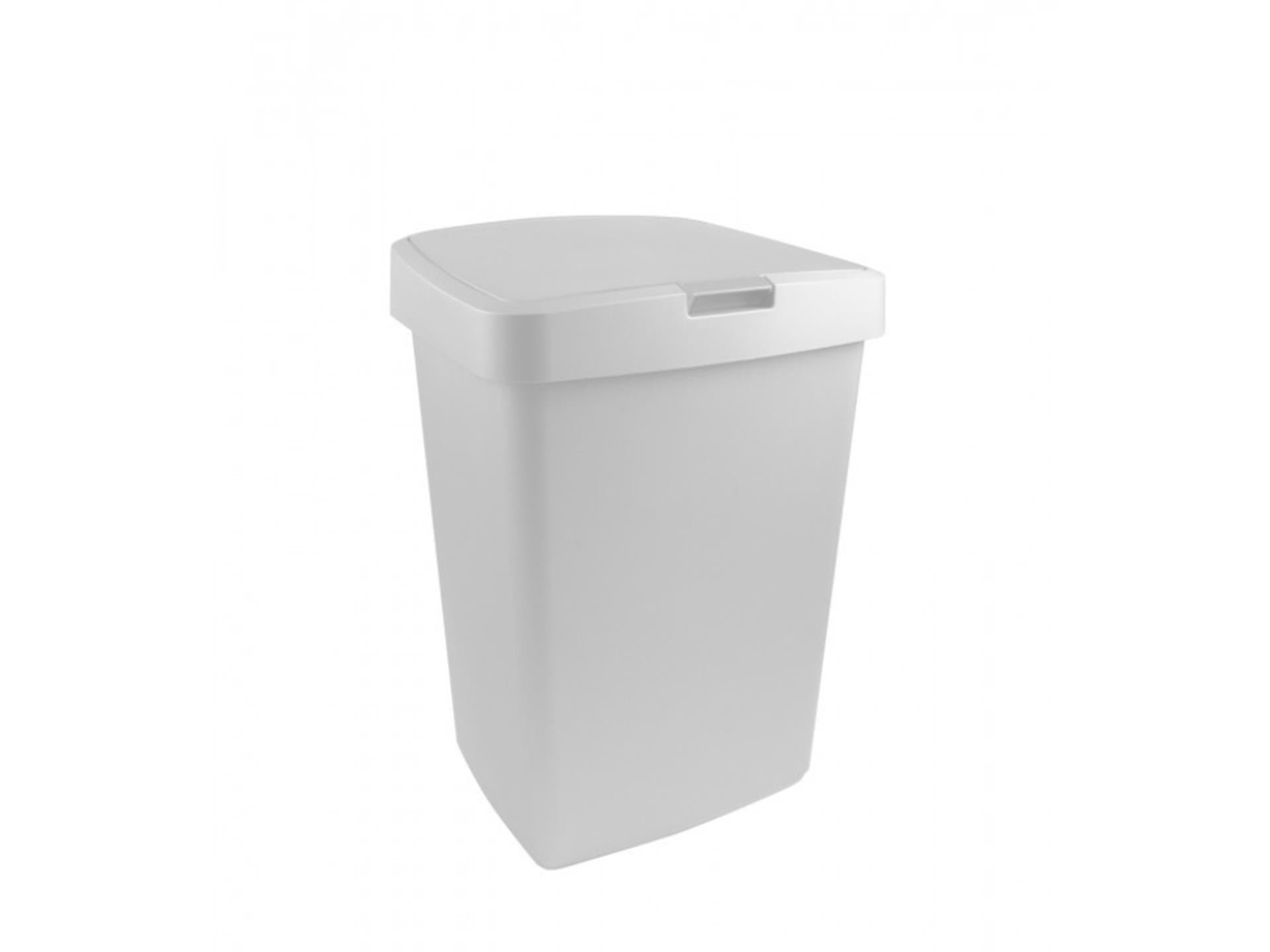 Sunware delta afvalbak 50ltr klep wit