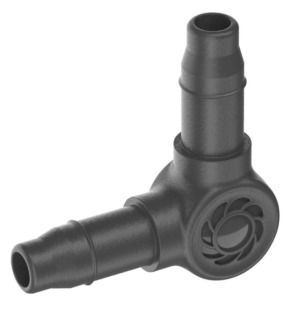 Gardena l-stuk 4,6 mm (3 16 ) verbinding (donkergrijs, 10 stuks)