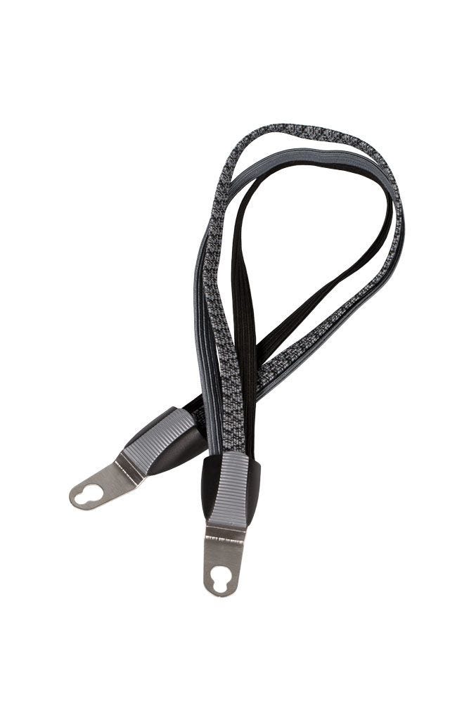 Cordo snelbinder trio grijs-zwart- zilver met afneembare platen