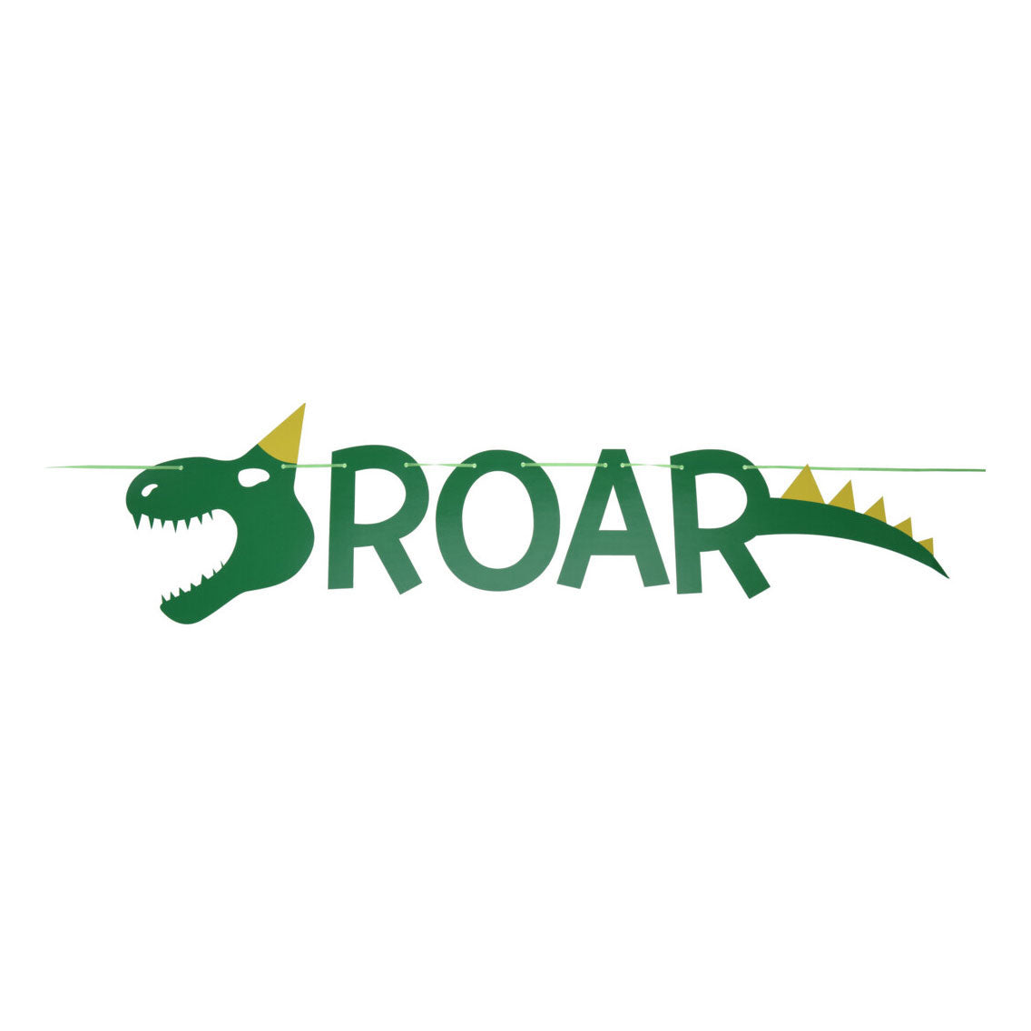 Vlaggenlijn dino roar, 1mtr.