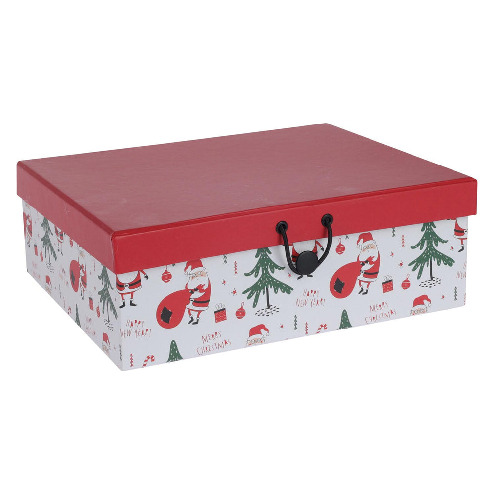 Koopman geschenkdozenset kerst cadeauverpakking karton set van 3 multicolor.