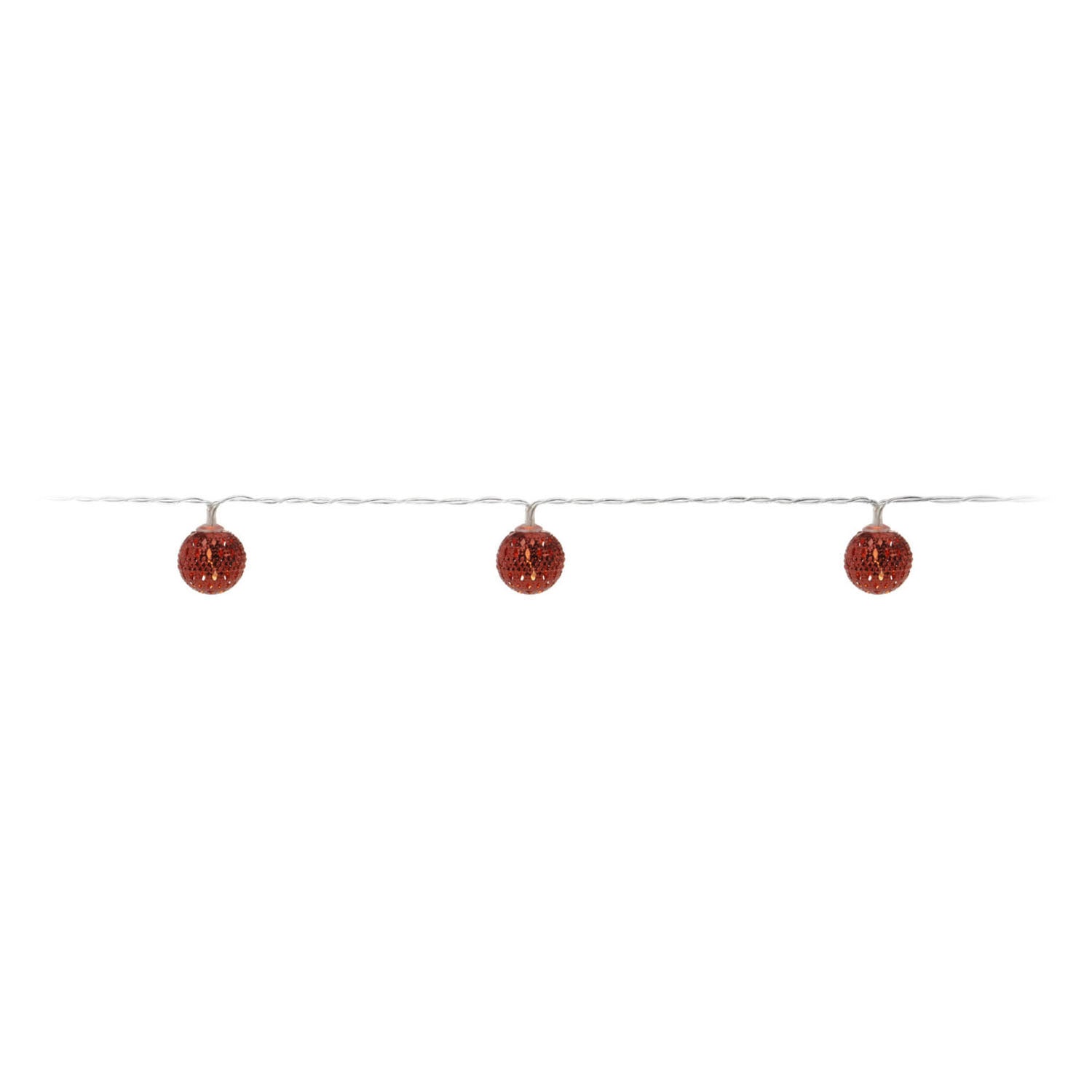 Lichtslinger led met metalen lampjes