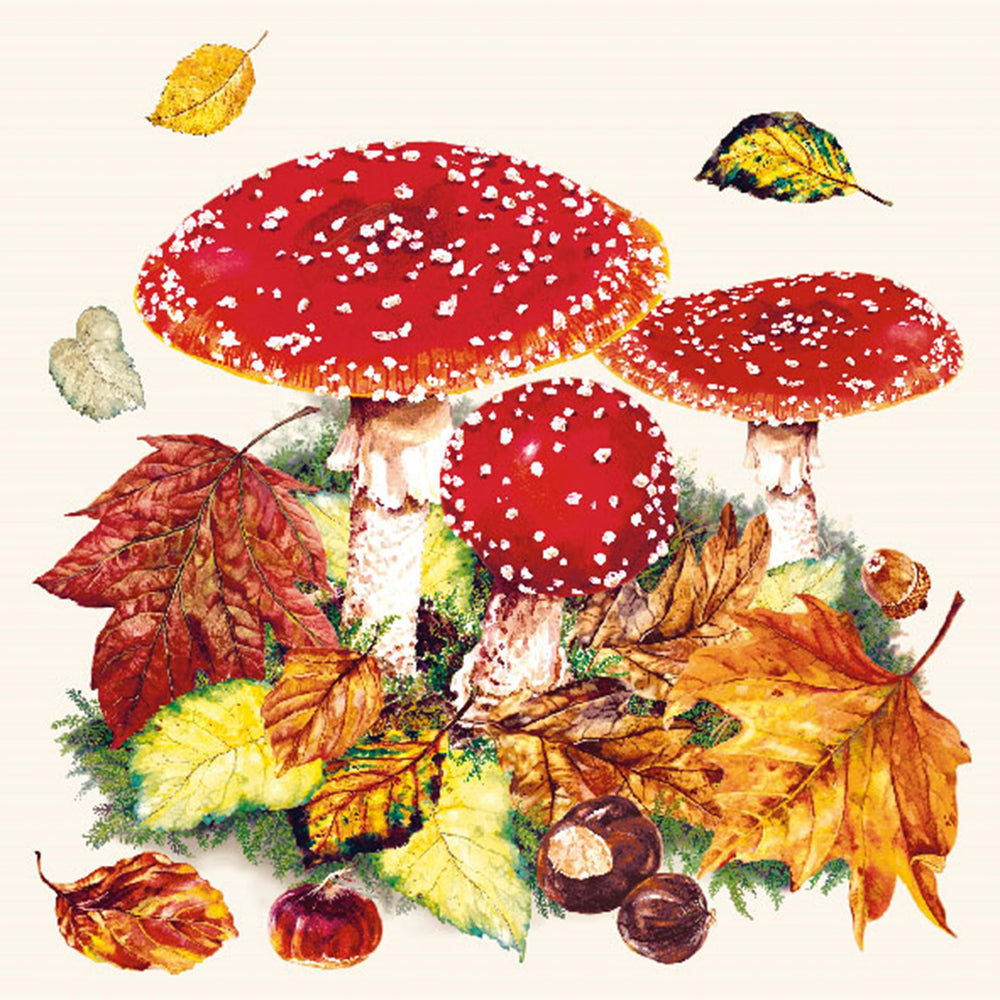 Ambiente servetten fly agaric 33cm