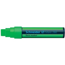 Schneider schrijfwaren schneider krijtmarker - maxx 260 - fluorgroen - s-126011