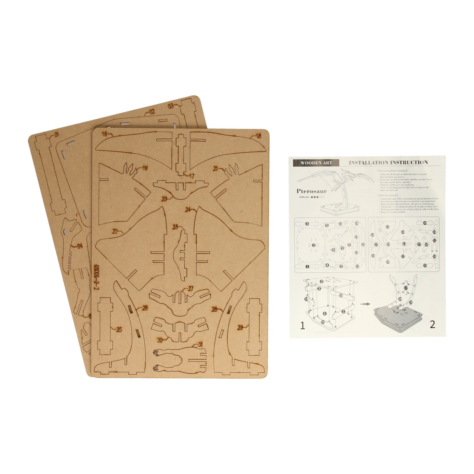 Koopman houten 3d puzzel dinosaurus