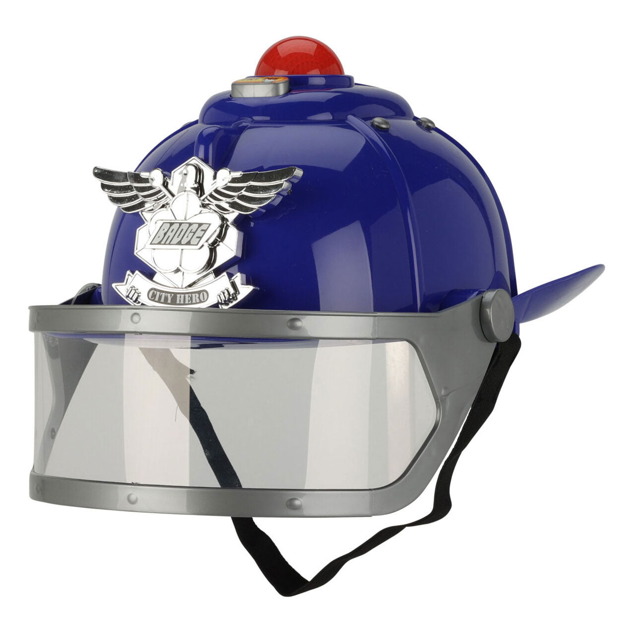 Helm politie met licht en geluid