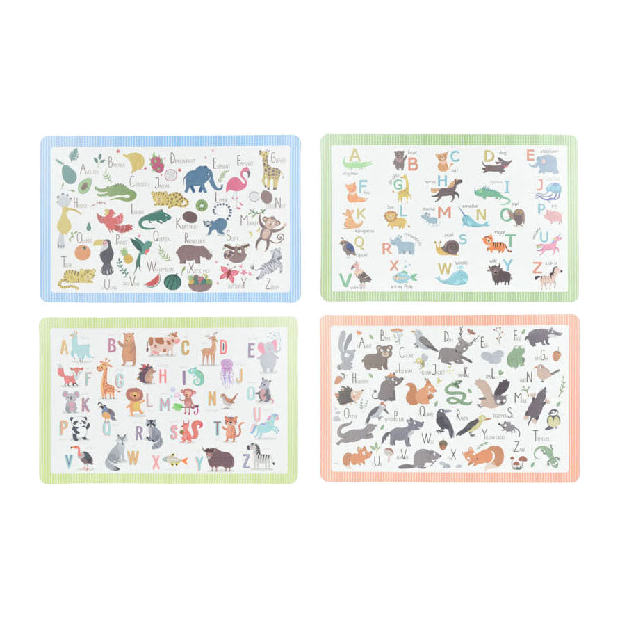 Placemat dieren, 12st.