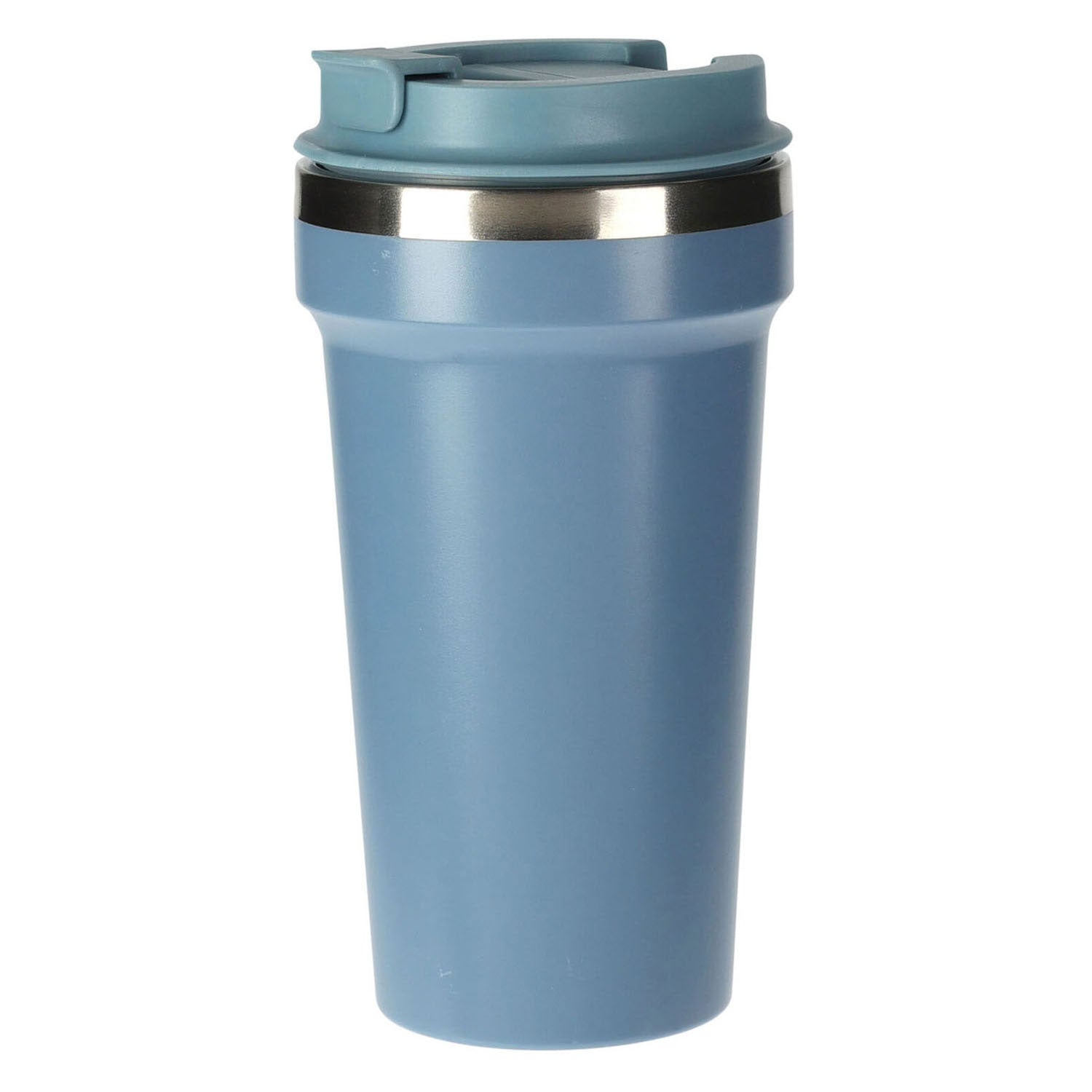 Koopman drinkbeker kleur 500ml - rvs binnenkant - kunststof buitenkant.
