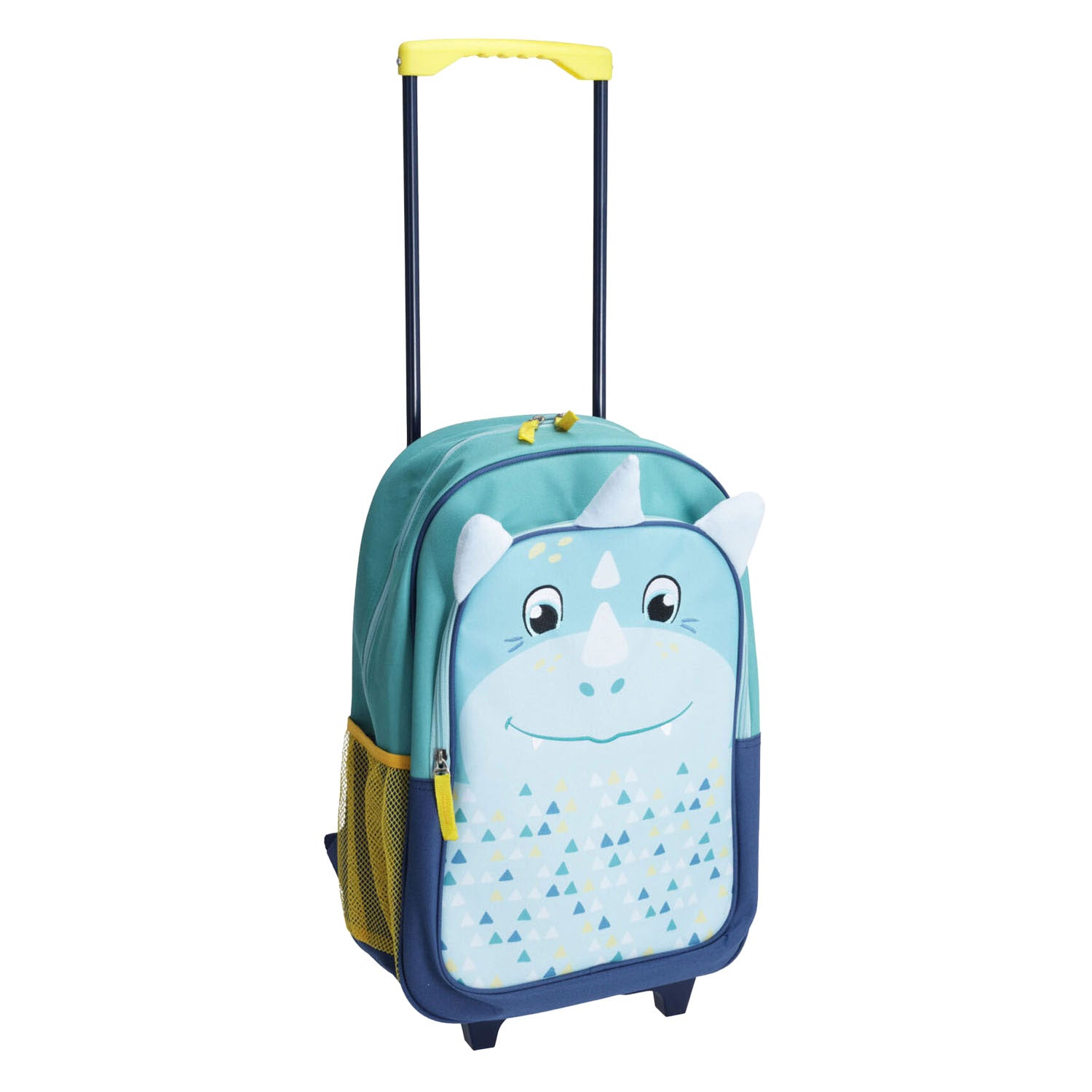Kindertrolley dino blauw