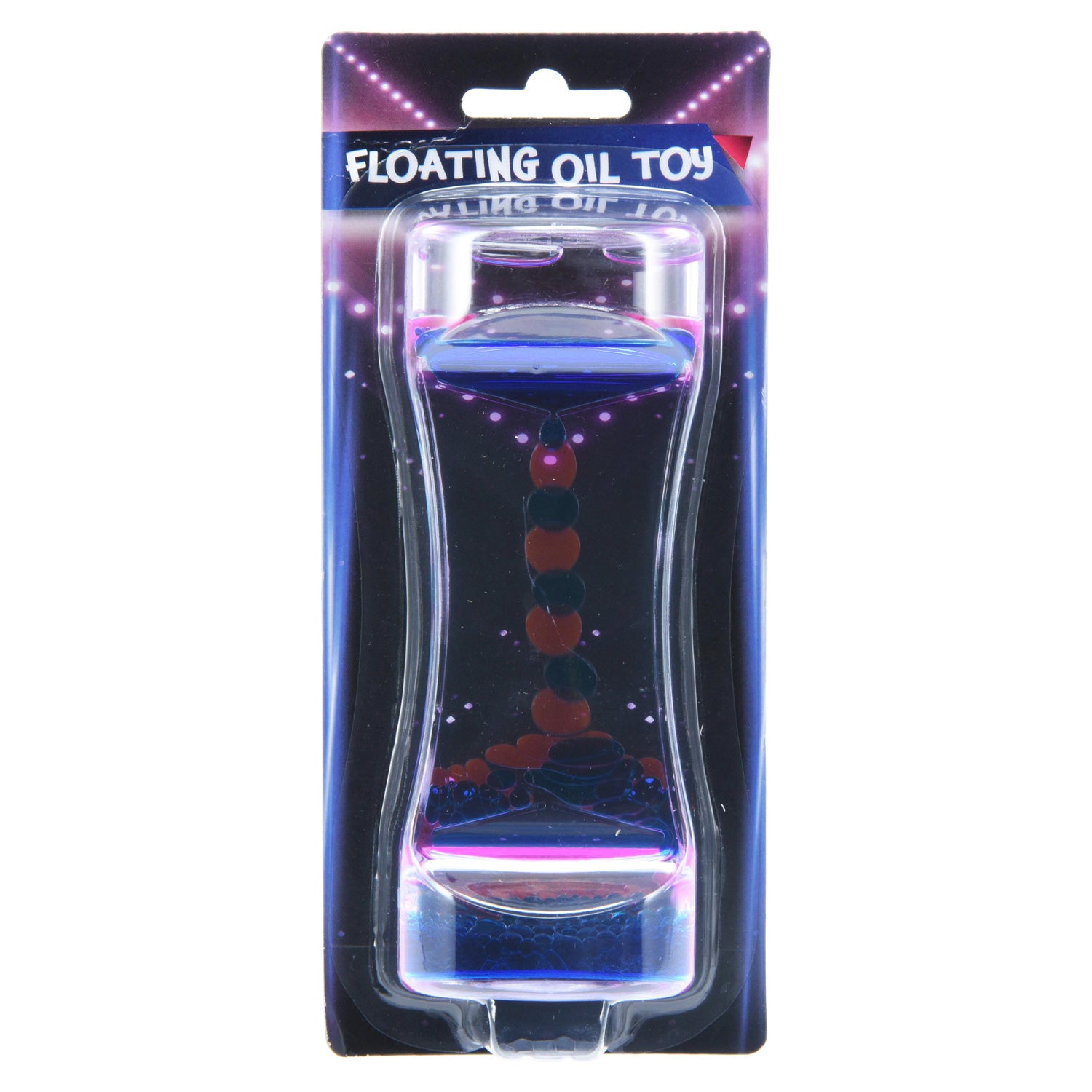 Lava bubbels zandloper, 14cm