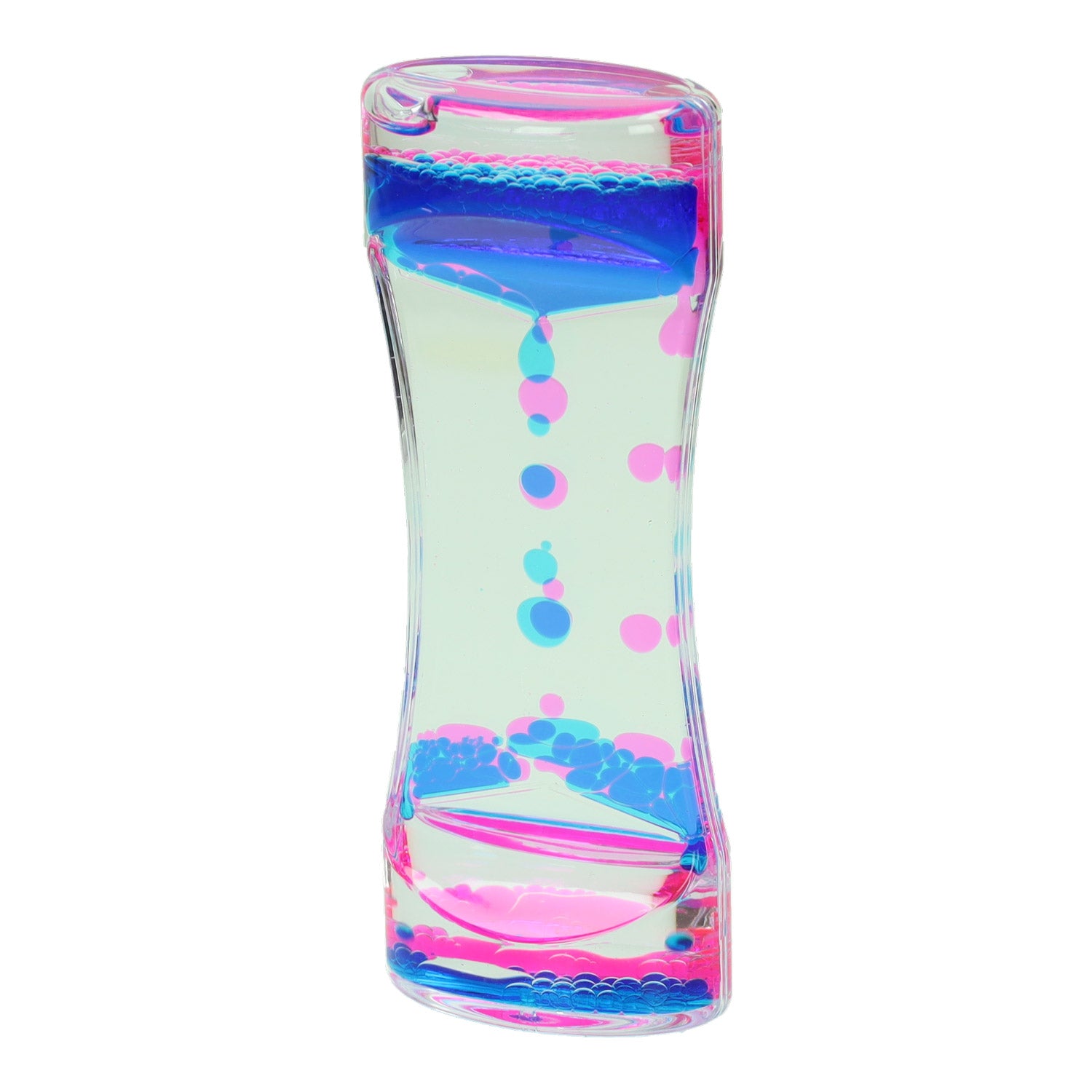 Lava bubbels zandloper, 14cm