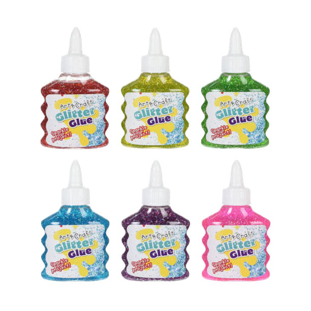 Glitterlijm in flesje, 90ml