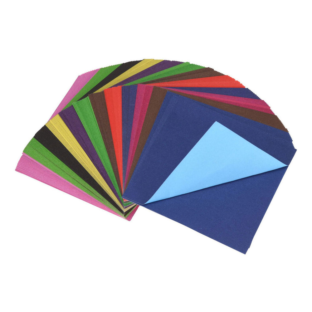 Gekleurd papier klein 156 bedekt, 7,5x7,5cm