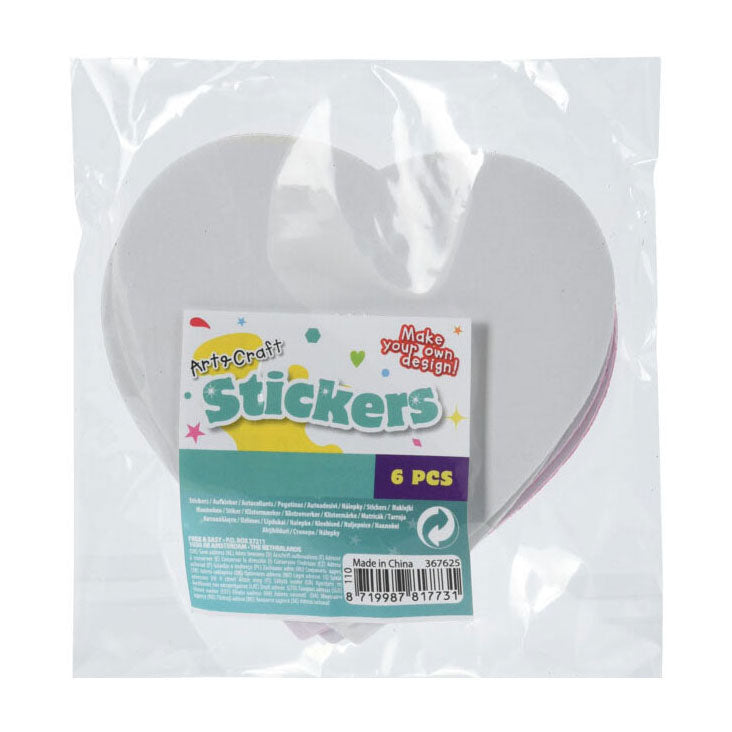 Stickers schuim, 13x13cm