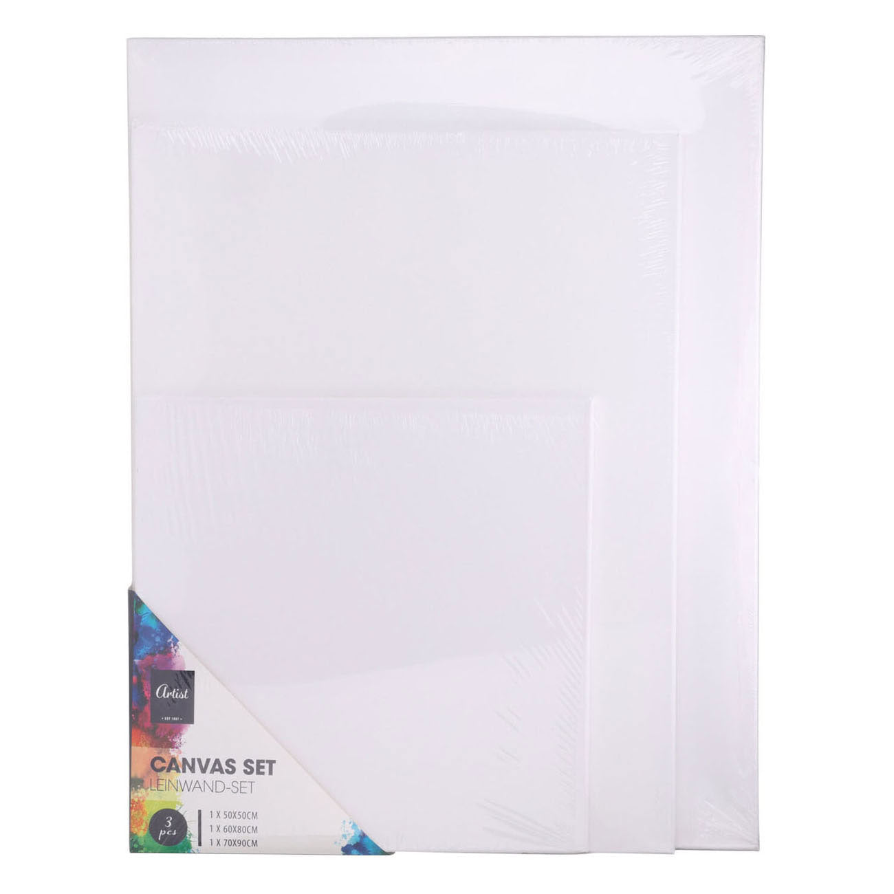 Canvas Schilderdoeken, Set van 3