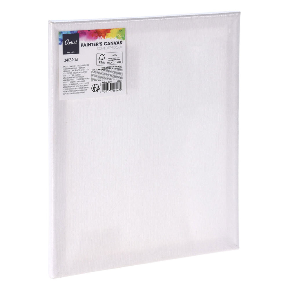 Canvas schildersdoek, 24x30cm