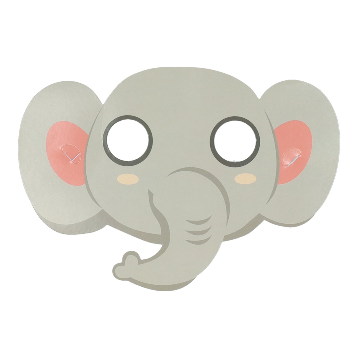 Masker jungle papierset, 8st.