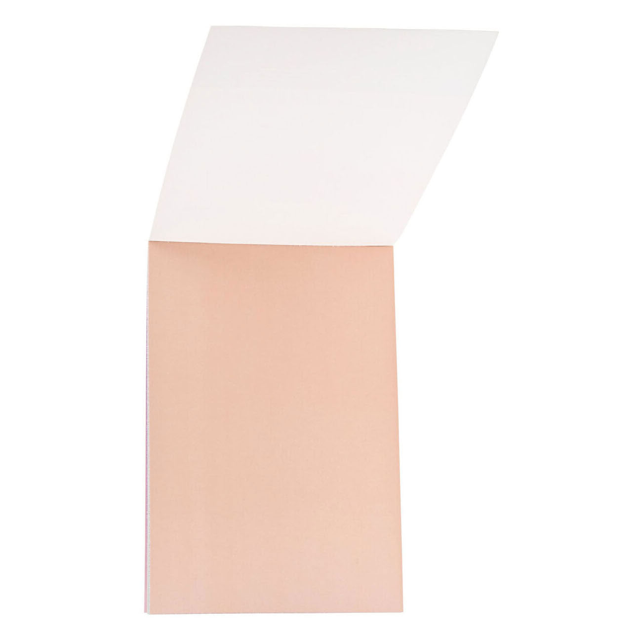 Papierblok gekleurd recht